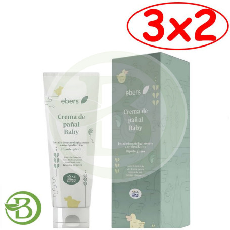 Pack 3x2 Crema De Pañal Baby 75 Ml Ebers