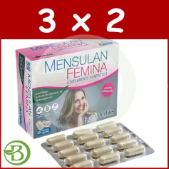 Pacote 3x2 Mensulan Femina 60 Cápsulas Vegetais Derbós