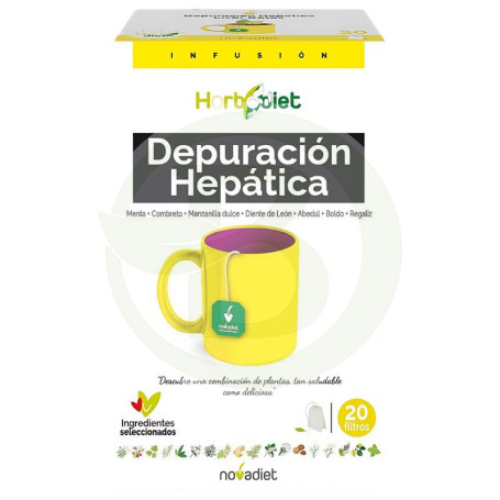 Herbodiet Liver Cleanse 20 Filtros de dieta Nova