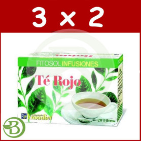 Pack 3x2 Té Rojo 20 Filtros Ynsadiet