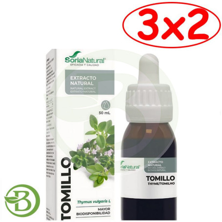 Pack 3x2 Extracto de Tomillo Fórmula XXI 50Ml. Soria Natural