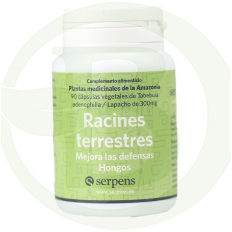 Racines Terrestres Tabebuia Adenophilla 90 Cápsulas 300Mg. Serpens