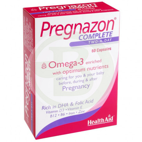 Pregnazon Complete 60 cápsulas Health Aid