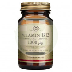 Vitamina B12 1.000Mcg. 250 comprimidos mastigáveis Solgar