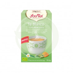 Chá Branco com Chá Yogi Aloe Vera