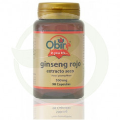 Extrato seco de ginseng vermelho 500 mg. 90 cápsulas obire