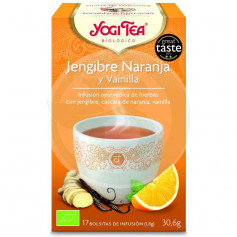 Yogi Tea Gengibre, Laranja e Baunilha 17 Filtros