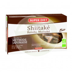 Shitake-Maitake-Reishi BIO 20 ampolas Super Dieta