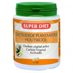 Carvão vegetal 150 Super cápsulas dietéticas