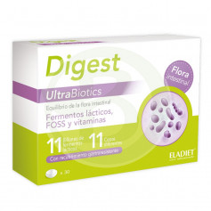 Digest Ultrabiotic 30 Tablets Eladiet