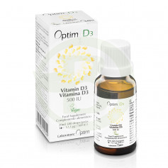 Optim D3 500IU 20Ml. Optim Laboratories