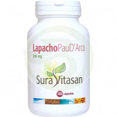 Lapacho Pau Darco 500Mg. 100 cápsulas Sura Vitasan