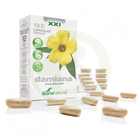 Damiana 13S Fórmula XXI 30 Cápsulas Soria Natural