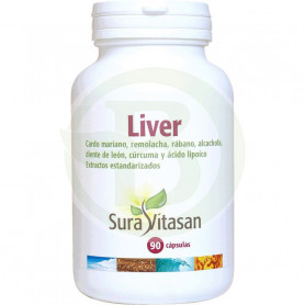 Liver 650Mg. 90 Cápsulas Sura Vitasan