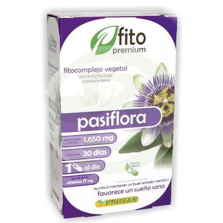 Fito Premium Pasiflora 30 Cápsulas Pinisan