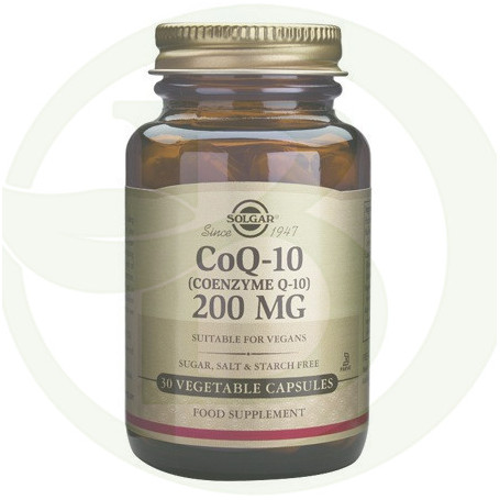 Coenzima Q10 200Mg. 30 Cápsulas Solgar